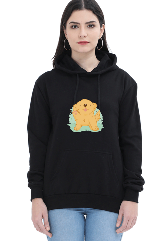 Golden Kawaii Hooded Sweat Shirt