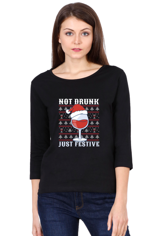 Not Drunk Round Neck Full Sleeve