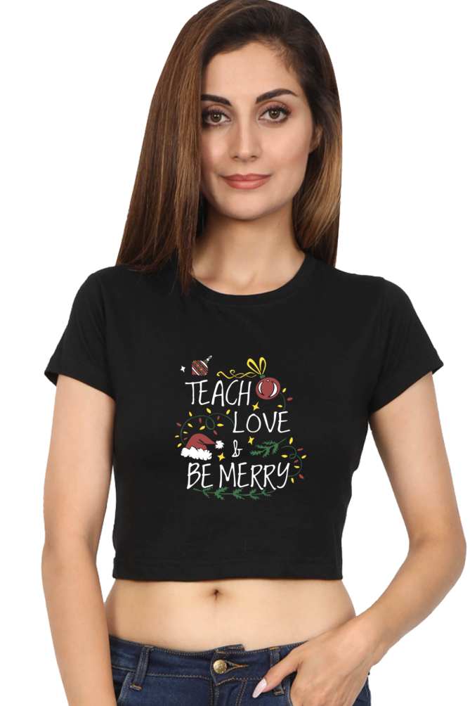 Love Merry Crop Top