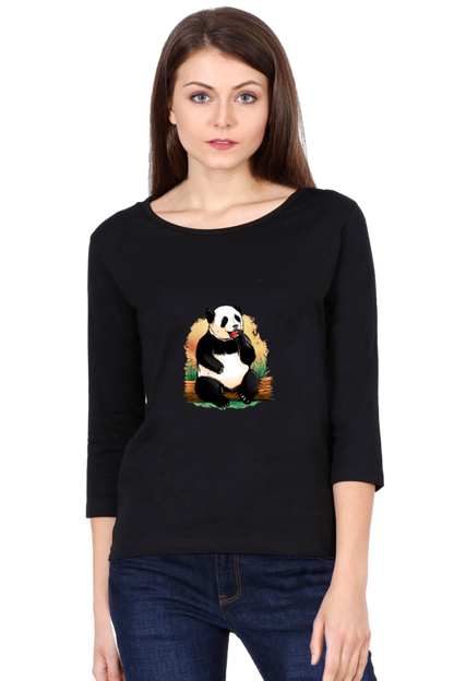 Panda Apple Round Neck Full Sleeve