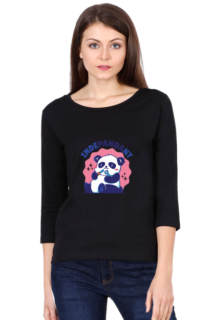 Indepandant Panda Round Neck Full Sleeve