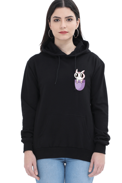 Pocket Cat Hooded Sweat Shirt