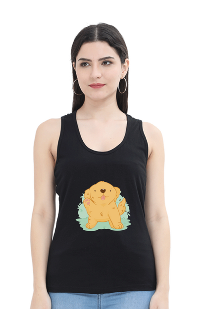 Golden Kawaii Tank Top