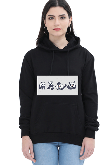 Cute Panda Set Hooded Sweat Shirt