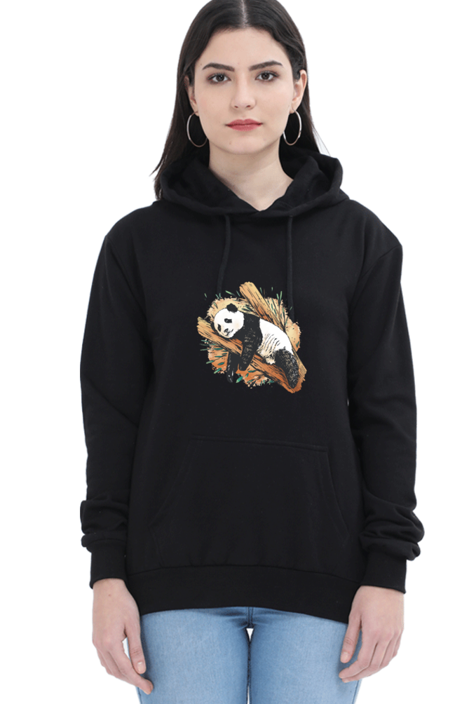 Sleeping Panda Hooded Sweat Shirt