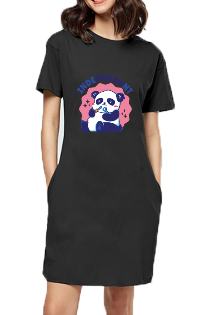 Indepandant Panda T-Shirt Dress