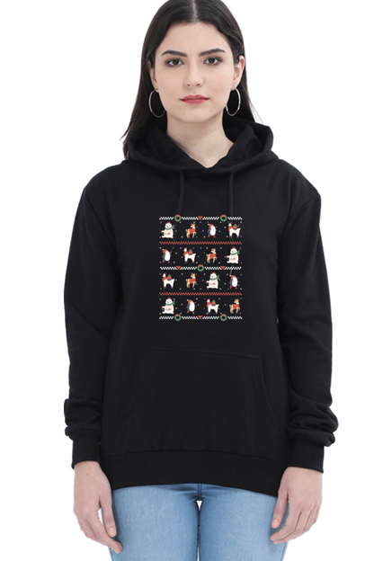 Ugly Sweater Animals Hooded Sweat Shirt