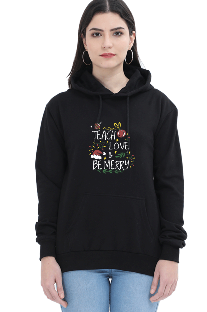 Love Merry Hooded Sweat Shirt