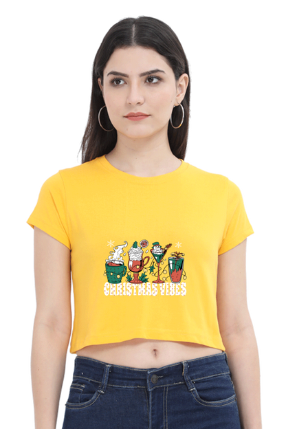 Christmas Coffee  Crop Top