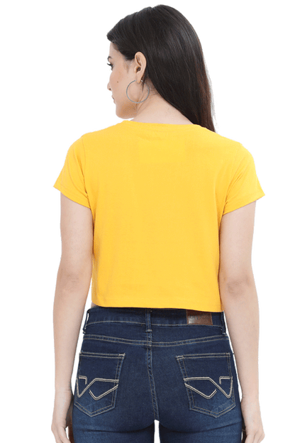 Golden Kawaii Crop Top