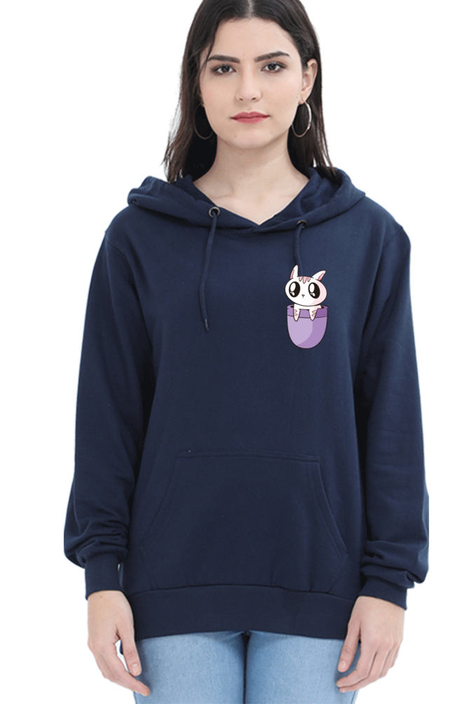 Pocket Cat Hooded Sweat Shirt