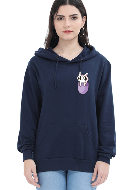 Pocket Cat Hooded Sweat Shirt