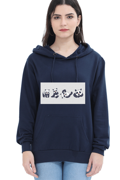 Cute Panda Set Hooded Sweat Shirt