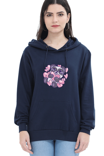 Panda Love Hooded Sweat Shirt