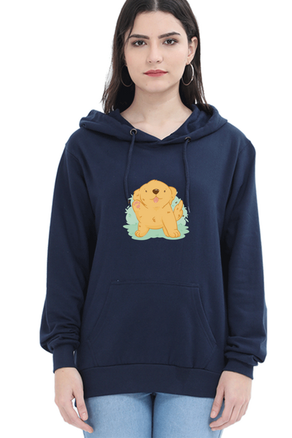 Golden Kawaii Hooded Sweat Shirt