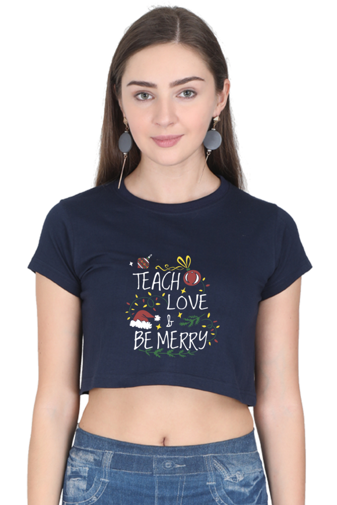 Love Merry Crop Top