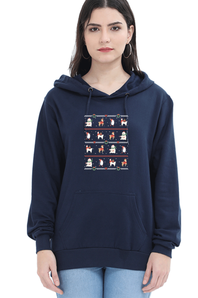 Ugly Sweater Animals Hooded Sweat Shirt