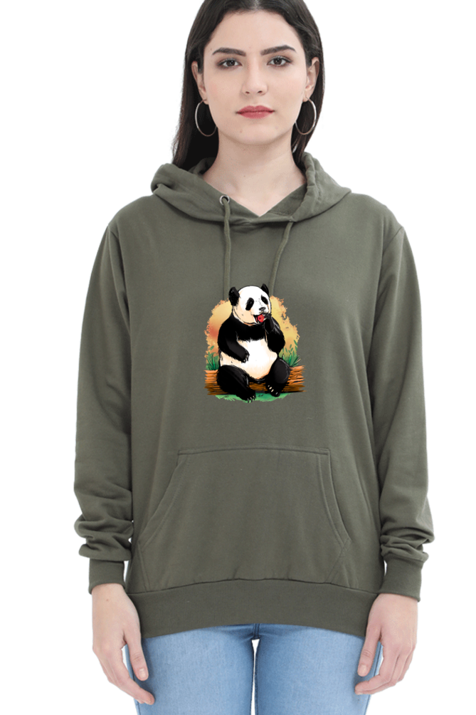 Panda Apple Hooded Sweat Shirt