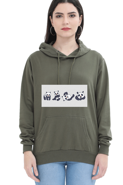 Cute Panda Set Hooded Sweat Shirt