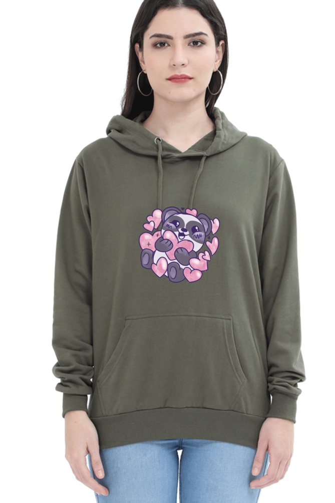 Panda Love Hooded Sweat Shirt