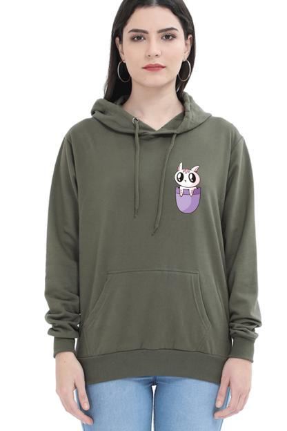 Pocket Cat Hooded Sweat Shirt