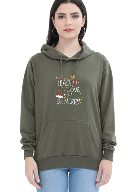 Love Merry Hooded Sweat Shirt