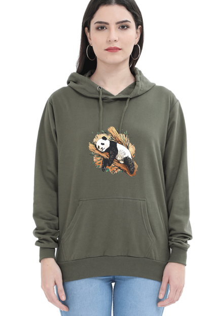 Sleeping Panda Hooded Sweat Shirt