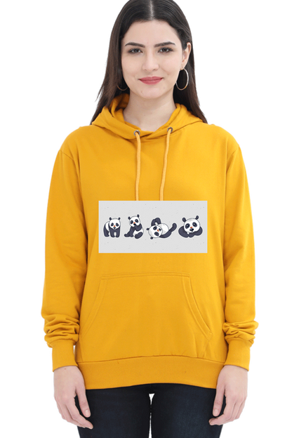 Cute Panda Set Hooded Sweat Shirt