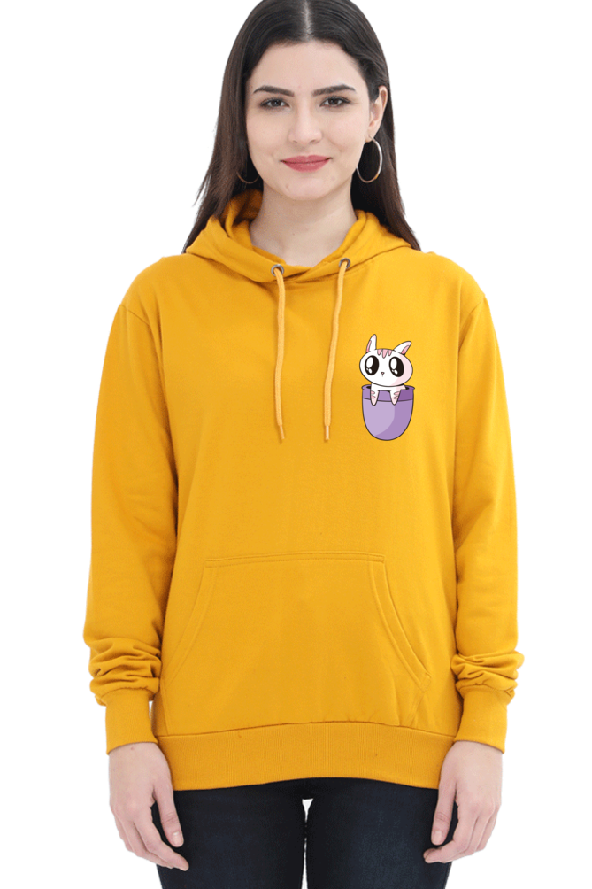 Pocket Cat Hooded Sweat Shirt