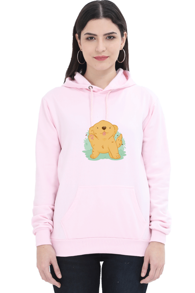 Golden Kawaii Hooded Sweat Shirt