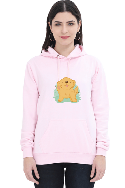 Golden Kawaii Hooded Sweat Shirt