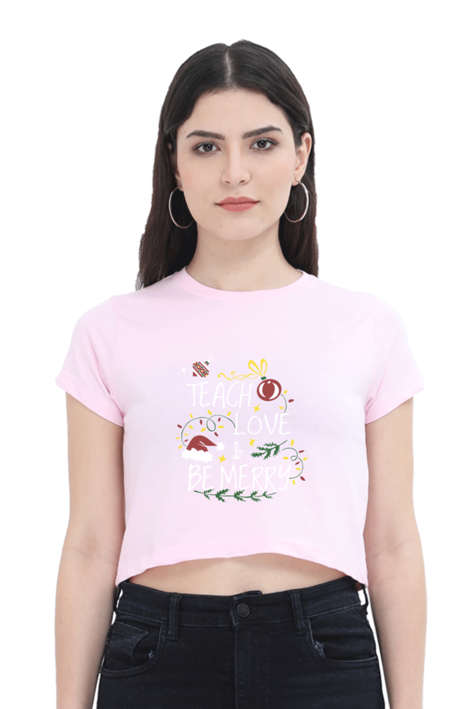 Love Merry Crop Top