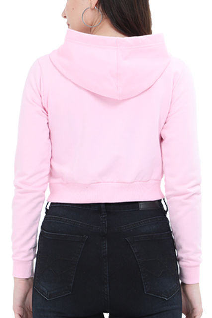 Pocket Cat Crop Hoodie