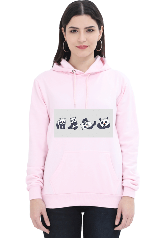 Cute Panda Set Hooded Sweat Shirt