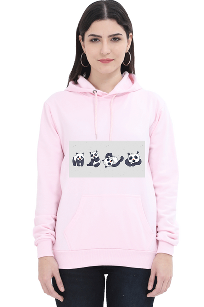 Cute Panda Set Hooded Sweat Shirt