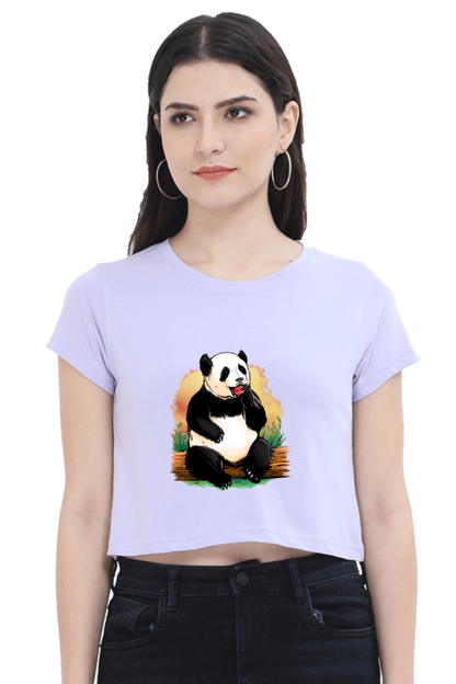 Panda Apple Crop Top