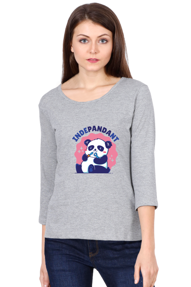 Indepandant Panda Round Neck Full Sleeve