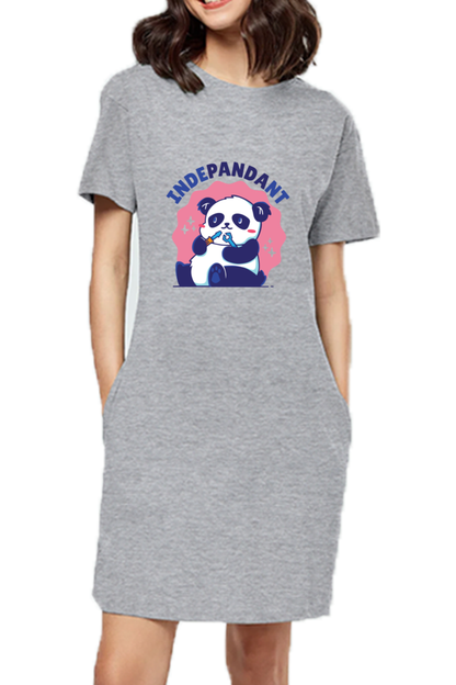 Indepandant Panda T-Shirt Dress