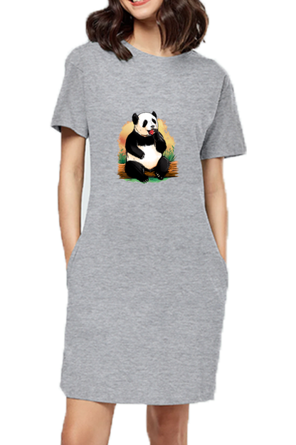 Panda AppleT-Shirt Dress