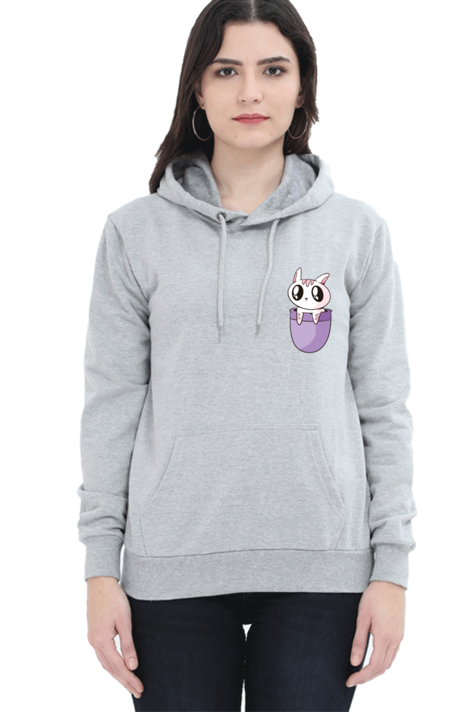 Pocket Cat Hooded Sweat Shirt