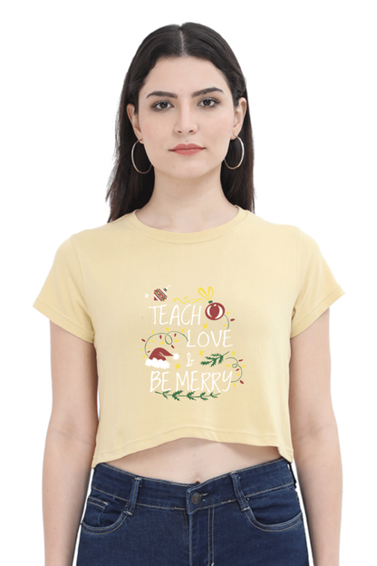 Love Merry Crop Top