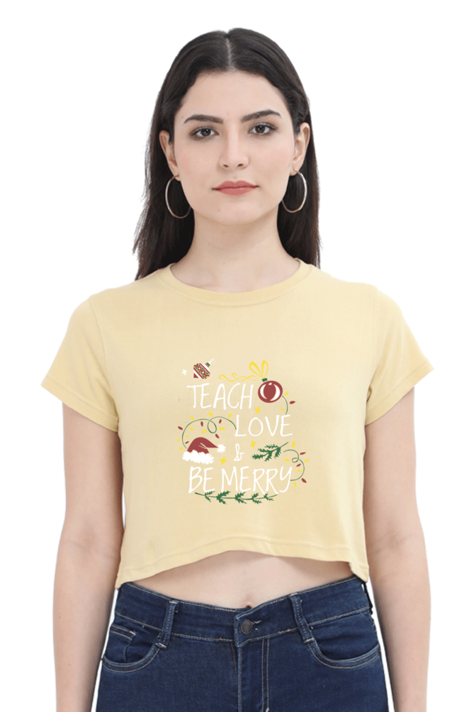 Love Merry Crop Top