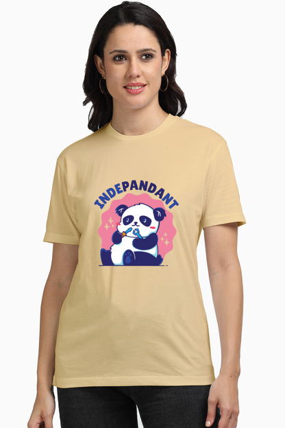 Indepandant Panda Supima T-Shirt