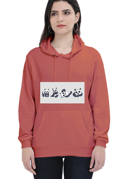 Cute Panda Set Hooded Sweat Shirt