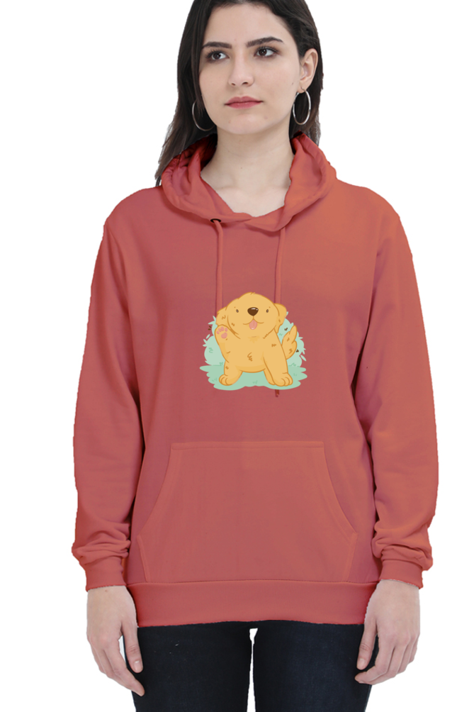 Golden Kawaii Hooded Sweat Shirt