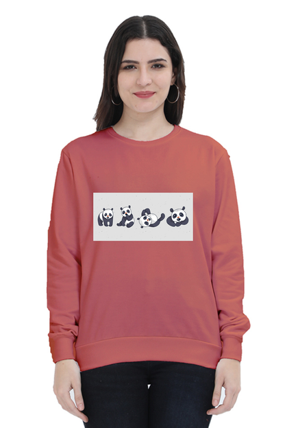 Cute Panda Set Sweatshirt