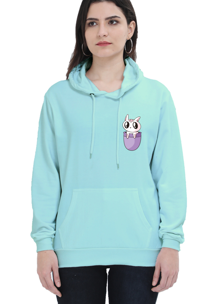 Pocket Cat Hooded Sweat Shirt