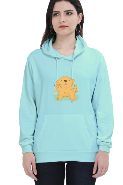 Golden Kawaii Hooded Sweat Shirt