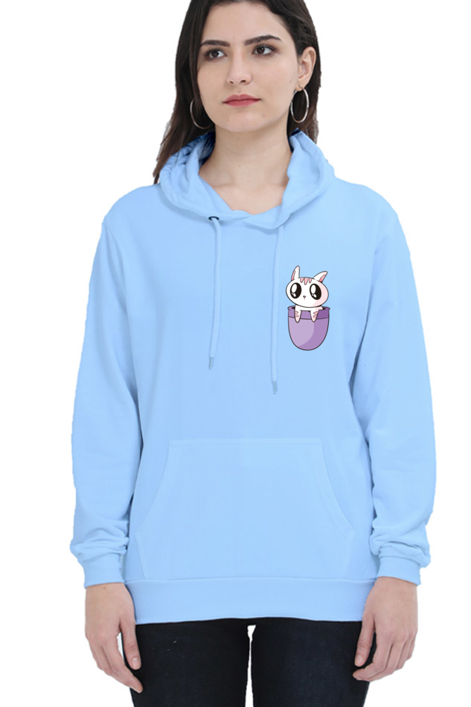 Pocket Cat Hooded Sweat Shirt