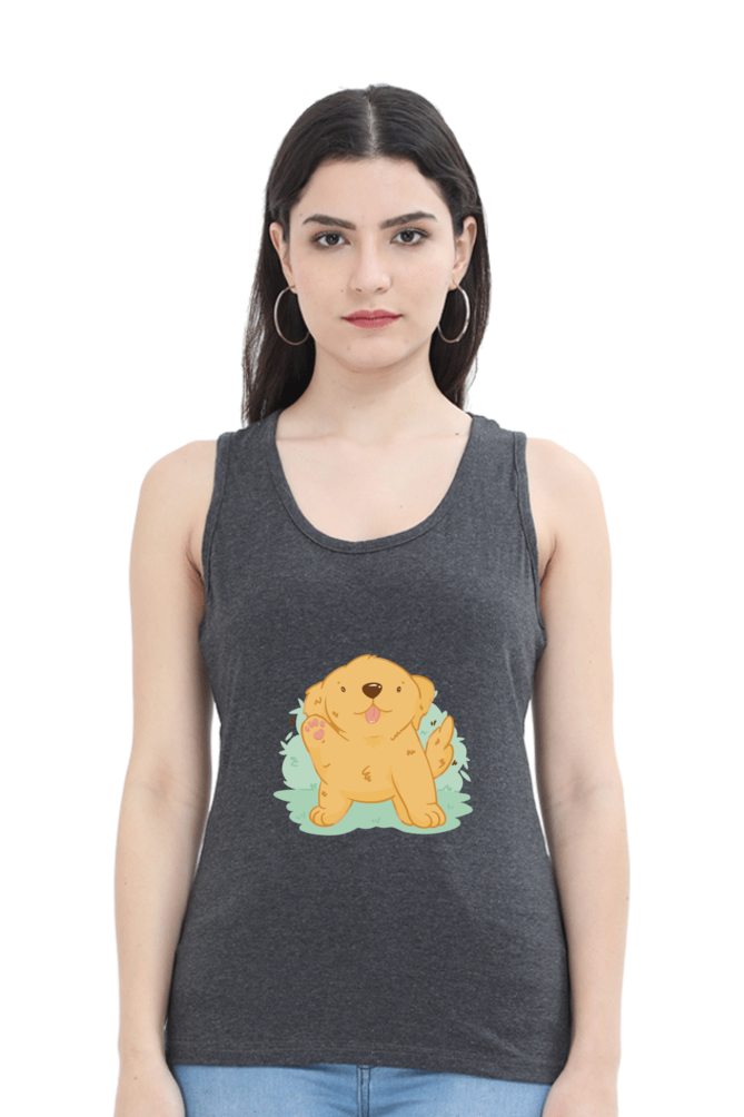 Golden Kawaii Tank Top